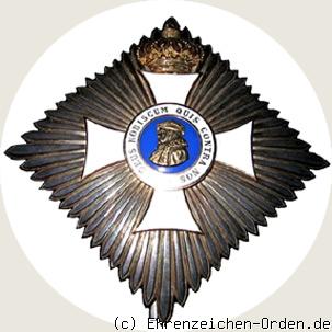 Orden Philipps des Großmütigen – Bruststern zum Komtur mit Krone