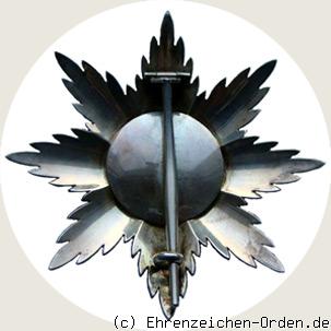 Orden Philipps des Großmütigen – Bruststern zum Großkreuz R&uuml;ckseite
