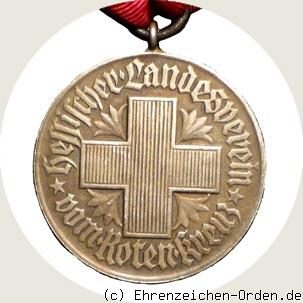 Medaille für 40 Jahre in der freiwilligen Sanitätskolonne R&uuml;ckseite