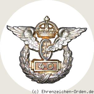 Erinnerungszeichen der hessischen Staatseisenbahn 40 Jahre