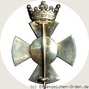 Orden Stern von Brabant Ehrenkreuz 1. Klasse mit Krone R&uuml;ckseite