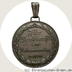 Verdienstmedaille Kriegerkameradschaft Hassia R&uuml;ckseite