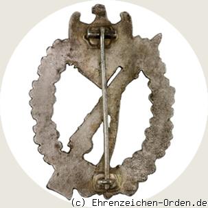 Infanterie Sturmabzeichen in Silber R&uuml;ckseite