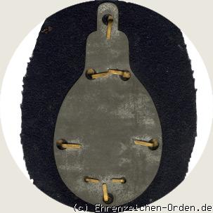 Kaiserabzeichen der Artillerie 1899 R&uuml;ckseite