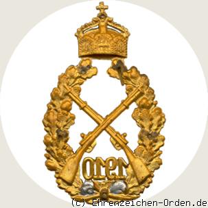 Kaiserabzeichen der Infanterie 1910 R&uuml;ckseite