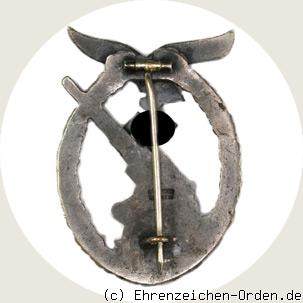 Flak-Kampfabzeichen der Luftwaffe R&uuml;ckseite
