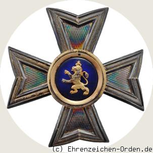 Hausorden vom Goldenen Löwen Bruststern zum Kommandeur