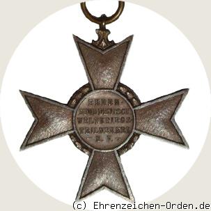 Kriegsehrenkreuz ohne Schwerter  Ehrenbund Deutscher Weltkriegsteilnehmer e.V. R&uuml;ckseite