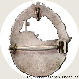 Zerstörer-Kriegsabzeichen R&uuml;ckseite