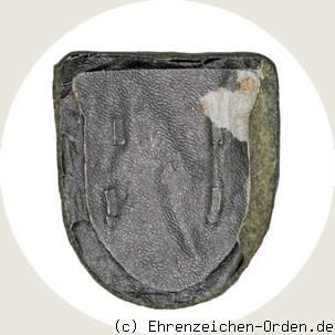 Kubanschild für das Heer R&uuml;ckseite