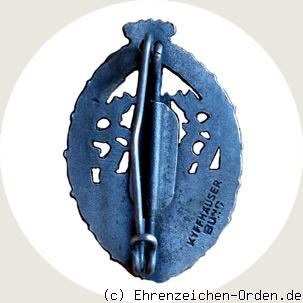 Silbernes Abzeichen – Kyffhäuser Frauen Gruppe R&uuml;ckseite