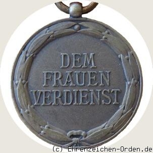 Bertha-Orden Frauenverdienstmedaille R&uuml;ckseite