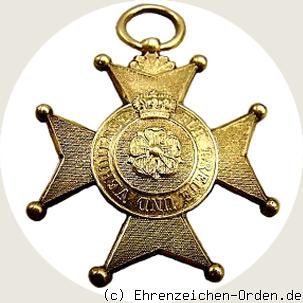 Fürstlich Lippischer Hausorden Silbernes Verdienstkreuz R&uuml;ckseite