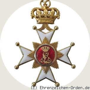 Fürstlich Lippischer Hausorden Ehrenkreuz  1.Klasse/Großkreuz R&uuml;ckseite