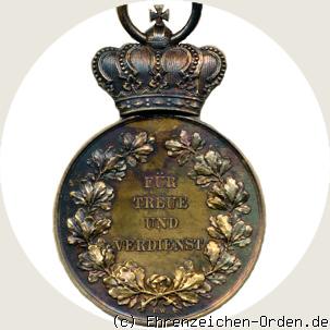 Goldene Verdienst-Medaille 1888 R&uuml;ckseite