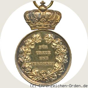 Goldene Verdienst-Medaille 1888 Typ 2 R&uuml;ckseite