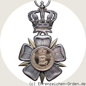 Lippische Rose 1. Klasse Ehrenzeichen für Kunst und Wissenschaft R&uuml;ckseite