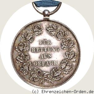 Rettungsmedaille 1888 (2.Prägung) R&uuml;ckseite