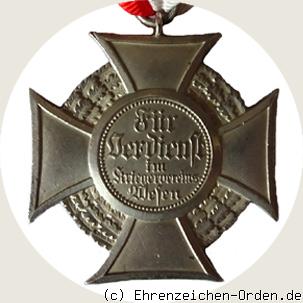 Verdienstkreuz 2. Klasse Landeskriegerverband Lübeck R&uuml;ckseite