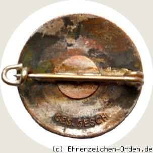 Mitgliedsabzeichen Luftschutzbund Danzig R&uuml;ckseite