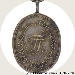 Kriegervereinsmedaille 1899 R&uuml;ckseite