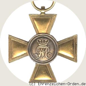 Militär-Dienstkreuz der Unteroffiziere und Mannschaften 2.Klasse für 15 Jahre 1868 – 1913