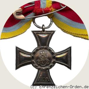 Kreuz für Auszeichnung im Kriege für Frauen R&uuml;ckseite