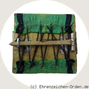 Dienstauszeichnung Schnalle für 9 Jahre 1888 R&uuml;ckseite