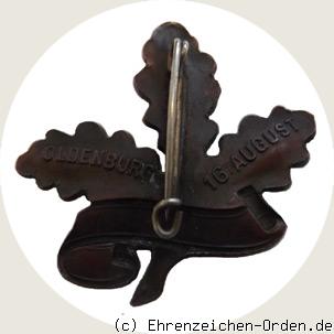 Ehrenzeichen für die Veteranen des Oldenburger Dragoner-Regiment Nr.19 R&uuml;ckseite