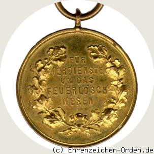 Medaille Verdienste um das Feuerlöschwesen (Freistaat Oldenburg) R&uuml;ckseite