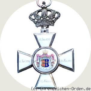 Oldenburger Haus- und Verdienstorden Großkreuz (in Silber) R&uuml;ckseite