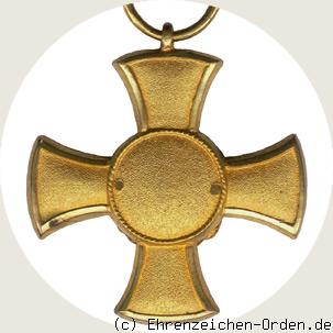 Verdienstkreuz für Aufopferung und Pflichttreue in Kriegszeiten R&uuml;ckseite