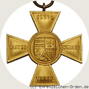 Ehrenkreuz 2. Klasse Oldenburger Landeskriegerverband R&uuml;ckseite
