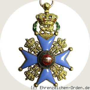 Orden Heinrich des Löwen  Ritterkreuz 1. Klasse R&uuml;ckseite