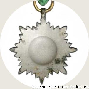 Tapferkeits- und Verdienstauszeichnung für Ostvölker 2.Klasse Gold mit Schwertern R&uuml;ckseite