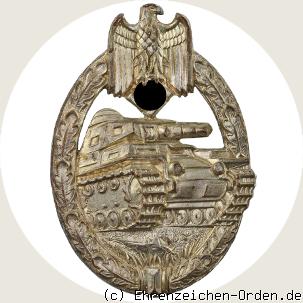 Panzerkampfabzeichen in Silber ohne Einsatzzahl