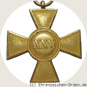 Dienstauszeichnung für Offiziere 1825 (4.Form 1855 – 1875) R&uuml;ckseite