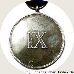 Dienstauszeichnung 3.Klasse 1913 für 9 Jahre R&uuml;ckseite