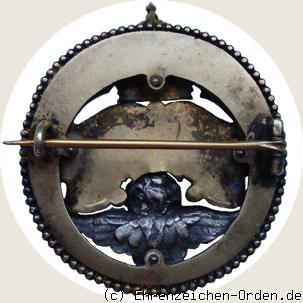 Ehrenzeichen für Wehmütter 1886 (2.Ausführung, 1.Variante) R&uuml;ckseite