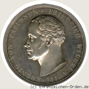 Erinnerungsmedaille für Rettung aus Gefahr 1. Form