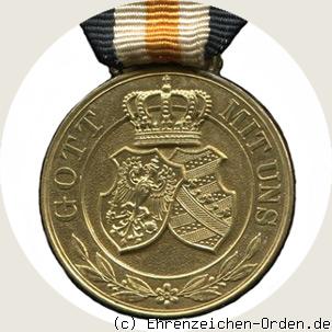 Goldene Hochzeitsmedaille 1879 1. Klasse R&uuml;ckseite