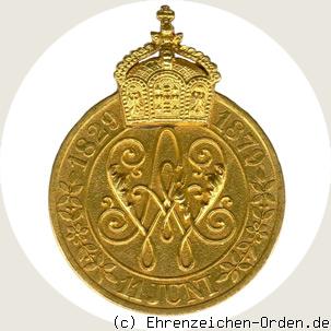 Goldene Hochzeitsmedaille 1879 2. Klasse