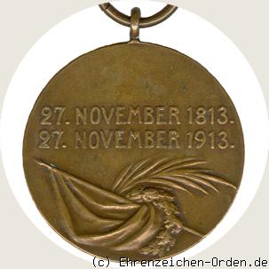 Hannoversche Jubiläumsdenkmünze – 27. November 1813-1913 R&uuml;ckseite