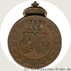 Goldene Hochzeitsmedaille 1879 3. Klasse R&uuml;ckseite