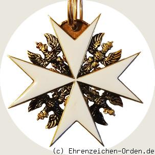 Ritterorden St. Johannis vom Spital zu Jerusalem Kreuz der Ehrenritter R&uuml;ckseite
