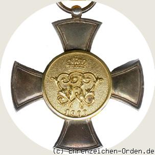 Kreuz des Allgemeinen Ehrenzeichens 1900 R&uuml;ckseite