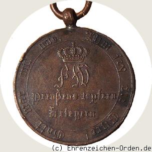 Kriegsdenkmünze für Kämpfer 1813 (kantige Kreuzarme) R&uuml;ckseite