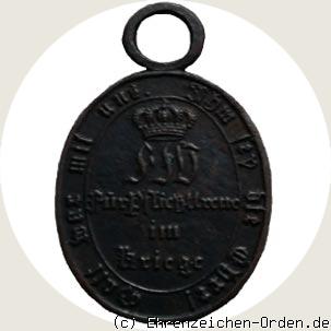 Kriegsdenkmünze für Nichtkämpfer 1814 R&uuml;ckseite