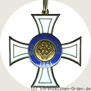 Königlicher Kronen-Orden Kreuz 1. Klasse 1916 – 1918 R&uuml;ckseite