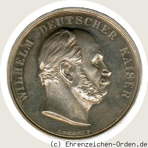 Erinnerungsmedaille an das Attentat vom 11.Mai 1878 in Silber